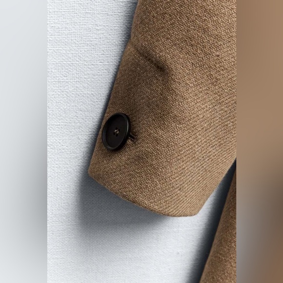 ZARA LONG BELTED WOOL BLEND COAT - Picture 10 of 15